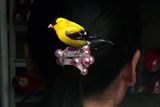 Feather Headwear-Parrot Hairpin