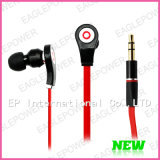 Flat Wired Handsfree Earphone With Micro