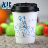Single Wall Paper Cups for Coffee, Tea with Lids