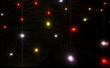 Twinkle Curtain Light, RGB LED Star Curtain