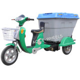 500W~700W Cleaning Tricycle with Basket and Rear Storage Box