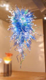 Blue Blown Glass Chandelier Lighting for Decoration