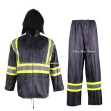 Reflective PVC Rainsuits for Police