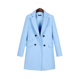 2015 New Double Breasted Wool Coat for Women