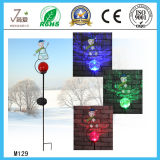 Snowman Solar Iron Art and Crafts for Garden Decoration