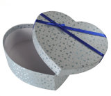 Silver Textured Paper Decoration Box