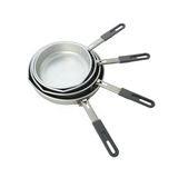 4 PCS Outdoor Picnic Camping Aluminum Frying Pan Set