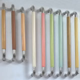Colourful Back to Back Stainless Steel and Beech Pull Handle