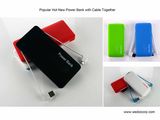 New Mobile Phone Charger 6000mAh with Cables (WY-PB69)