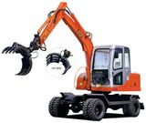 Excavator Full Drive Hydraulic Wheel Excavator with Clamp