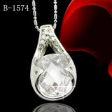 Translucent 925 Sterling Silver Jewellery with CZ (B-1574)