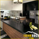 Artificial Black Engineered Stone for Kitchen Workbench/Table