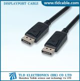 1.8m Display Port Male to Male Cable for Computer Moniter