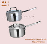 Stainless Steel Sauce Pan with Hollow Cast Handle (JS)