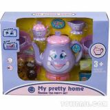 Battery Operated Toy - B/O Toy Teapot Set (BZH69685)