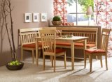 Oak Table and Chair Dining Room Set Wooden Furniture