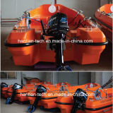4.25m Length Fiberglass Salil Boat for Lifesaving with Ec Approved
