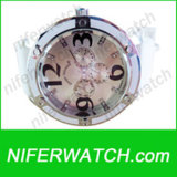 Silicone Quartz Alloy Band Watch (NFSP282)