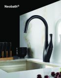 Black Gooseneck Lead Free Pull out Sink Kitchen Faucet