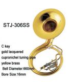 C Key Gold Lacquer Sousaphone