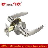 Tubular Lever Door Lockset (6300ET-SN)