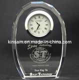 High Quality Crystal Clock Desktop Clock (KS06037)