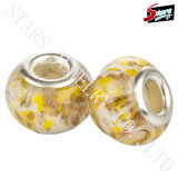 Fashion Glass Art Beads with Big Hole for Bracelets Accessories