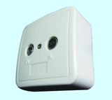 5-1000MHz TV+FM TV Wall Socket Outlet (FC-TWS029)