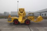 Self Propelled and Feeding Mobile Concrete Mixer Truck