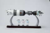 Shenzhou 10 Spacecraft Dock with Tiangong-1 Model 1: 40 Scale High Authentic Aerospace Model Manufacturer