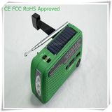 Siren Protable 3 LED Light Solar Power Radio (HT-555)