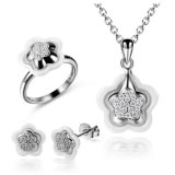 Fashion 925 Sterling Silver with Ceramic Jewellery