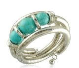 Fashion Jewelry Alloy and Turquoises Bracelet (SZ0504)