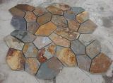 Irregular Rusty Slate Paving Stone