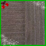 100% Cotton Herringbone Fabric with Good Quality (W115)