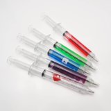 Promotional Multi-Color Plastic Syringe Ball Pen