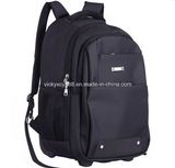 Trolley Wheeled Notebook Computer Backpack Laptop Bag Pack (CY1849)