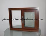 100 Series Aluminium Profile Double/Single Glazed Sliding Window with Vent