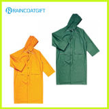 100% PVC Raincoat Army PVC Raincoat (rvc-039)