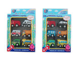6PCS Mini Toy Car Pull Back Cars (2823-6)