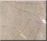 Grey-Red Cream Marble