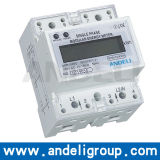 Single Phase Electronic DIN Rail Active Energy Meter (ADM100SC)