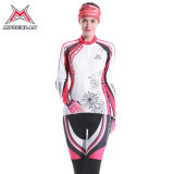 Mysenlan Long Sleeve Ladies Professional Cycle Wear with Pad