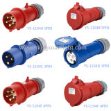 3pin/5pin 220V/110V Industrial Plug and Socket, Male Plug, Female Plug