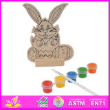 2014 New Play Painting Toy Kids Toy, Cheap DIY Wooden Toy Children Painting Toy, Educational Toy Wooden Painting Baby Toy W03A054