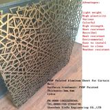 Golden Perforated Aluminum/Aluminium Panel for Wall