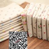 Rural Floral Linen Fabric DIY for Sofa, Curtain, Table Cloth (WJ-Hz144)