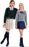 Primary School Girls School Uniform /Kids School Uniform Ll-36