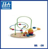 Children Eductional Wooden Bead Maze Puzzles Toys (HA-20)