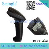 Hot Seller Handhold 2d Laser Bar Code Scanner / Bar Code Reader Sgt-6300